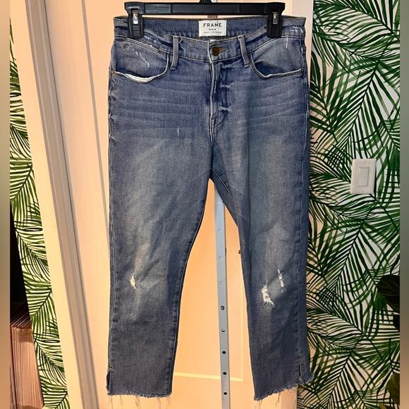 FRAME Women’s Le High Skinny Jeans in Surrey Size 28 - Picture 2 of 11